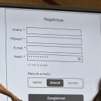 Registrace a checkboxy