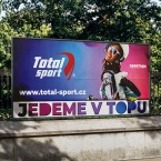 Grafické zpracování a dodávka billboardu pro Total sport