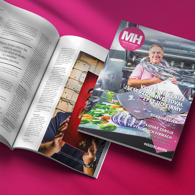 Tisk magazínu s nejnovějšími technologiemi