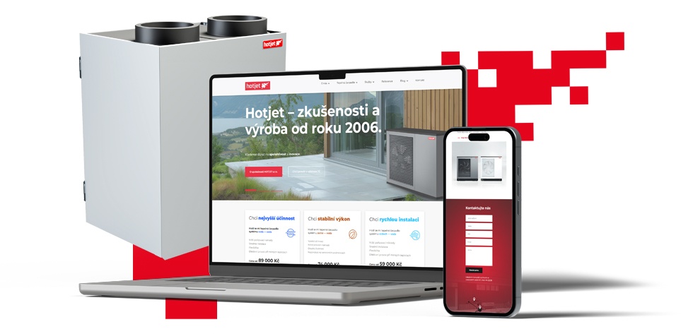 Nové webové stránky pro výrobce tepelných čerpadel Nové webové stránky pro výrobce tepelných čerpadel