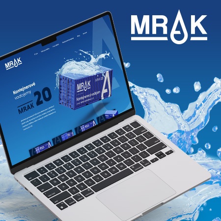 MRAK: Moderní web pro produkt budoucnosti