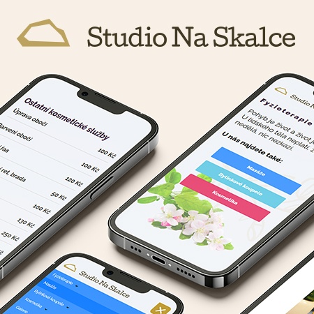 Studio Na Skalce: Nový web pro klid na těle i na duši