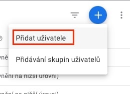 Přidání uživatele do Google Analytics