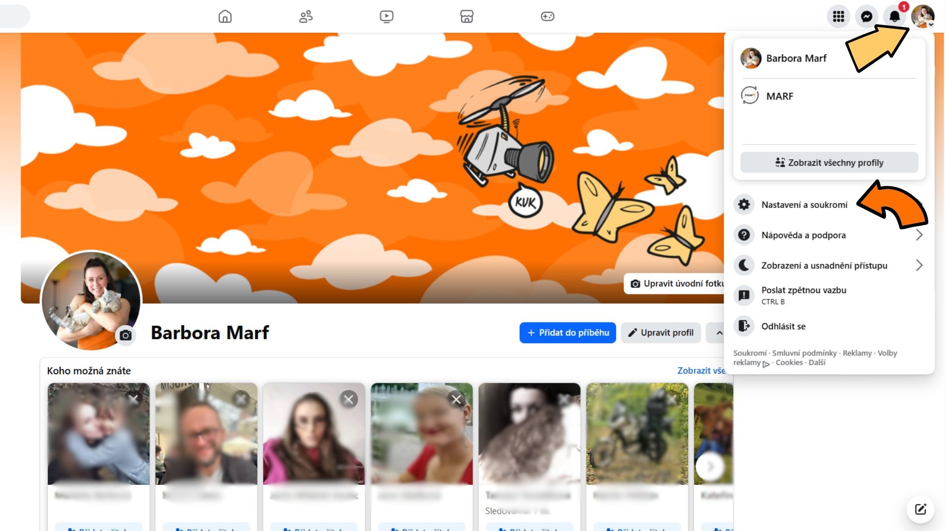 Facebook bez reklam - přihlášení