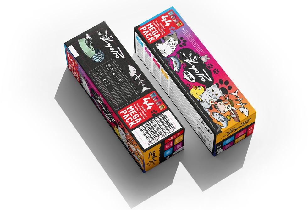 Balení MEGA PACK LyoPro s výraznou grafikou a kreslenými motivy