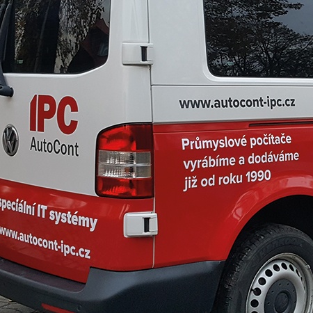 Polep dodávky AutoCont IPC