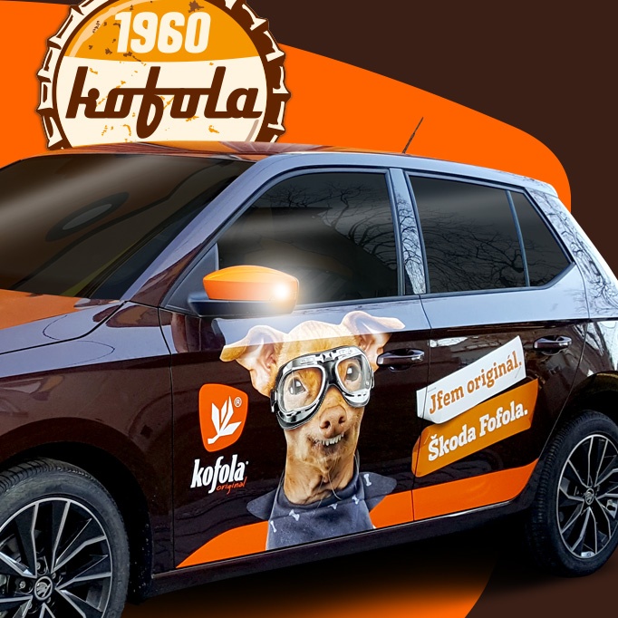 Polep auta Kofola