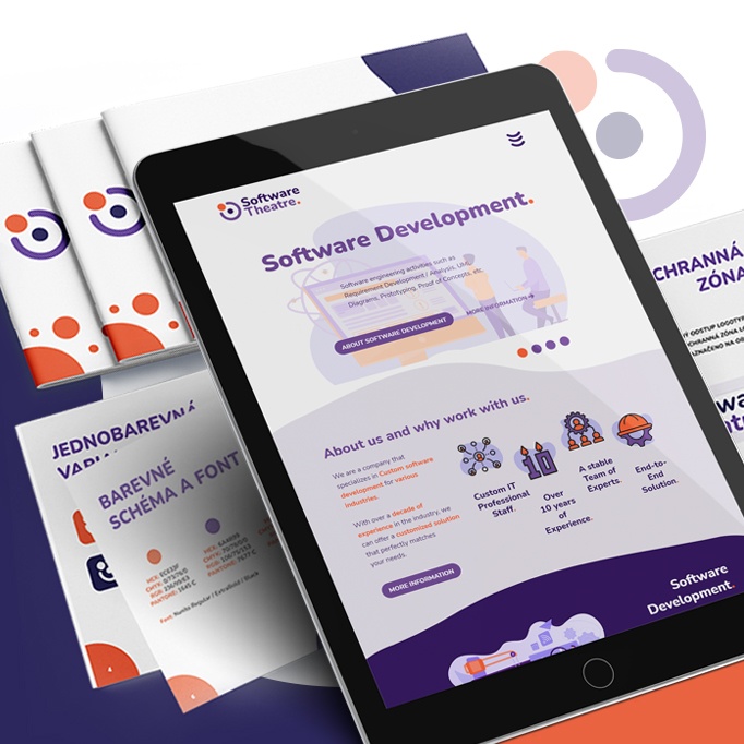 Identita a web pro technologickou firmu